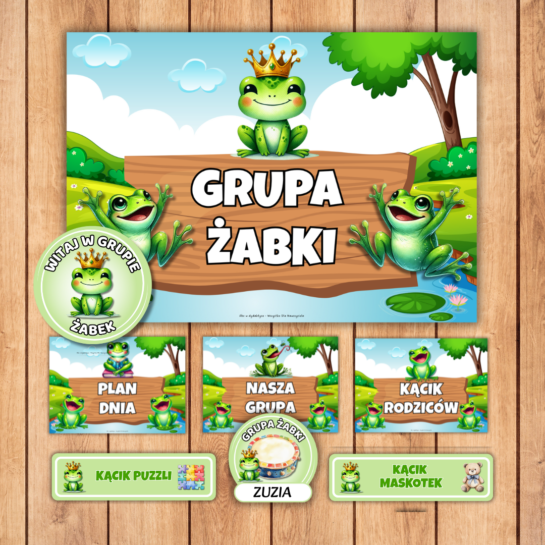 kodeks grupowy żabki, grupa żabki, grupa żabki zestaw startowy, pakiet żabki, grupa przedszkolna żabki