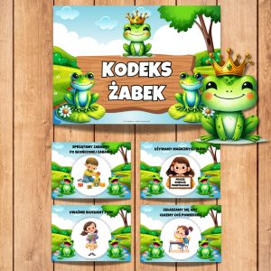 kodeks grupowy żabki, grupa żabki, grupa żabki zestaw startowy, pakiet żabki, grupa przedszkolna żabki