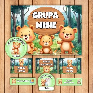 grupa misie, grupa przedszkolna misie, grupa misie przedszkole, grupa misie zestaw startowy, grupa misie pakiet