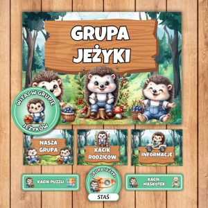 grupa jeżyki, kodeks jeżyki, grupa przedszkolna jeżyki, pakiet na start grupa jeżyki