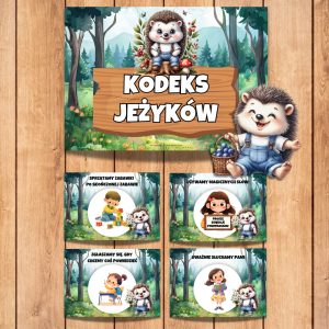 kodeks jeżyki, grupa jeżyki, kodeks jeżyki, grupa przedszkolna jeżyki, pakiet na start grupa jeżyki