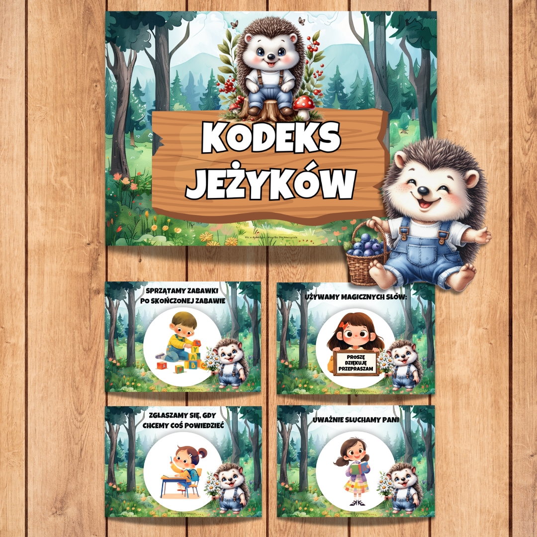 kodeks grupowy jeżyki, grupa jeżyki, kodeks jeżyki, grupa przedszkolna jeżyki, pakiet na start grupa jeżyki