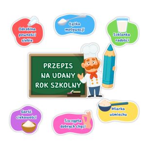 dekoracja szkolna, dekoracja na rozpoczęcie roku szkolnego, powitanie szkoły, dekoracja na powitanie szkoły